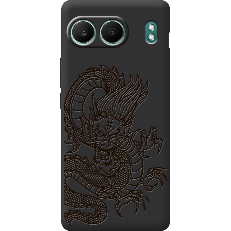 Чорний чохол BoxFace OnePlus Nord 4 Chinese Dragon