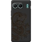 Чорний чохол BoxFace OnePlus Nord 4 Chinese Dragon