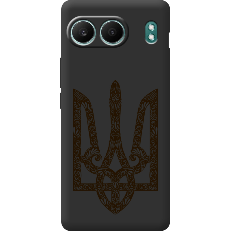 Чорний чохол BoxFace OnePlus Nord 4 Ukrainian Trident