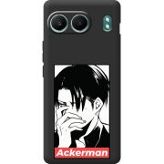 Чорний чохол BoxFace OnePlus Nord 4 Attack On Titan - Ackerman