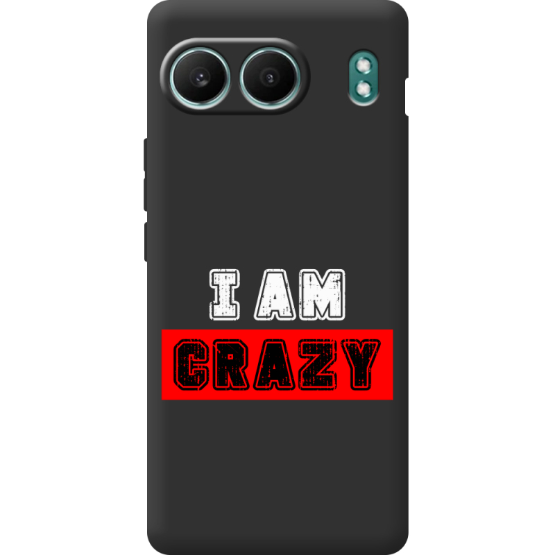Чорний чохол BoxFace OnePlus Nord 4 I'm Crazy