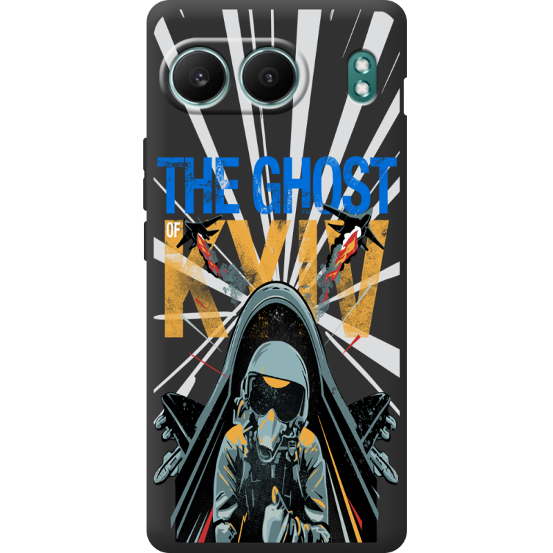 Чорний чохол BoxFace OnePlus Nord 4 Привид Києва в дії