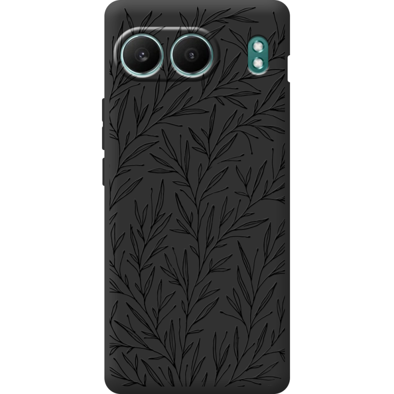 Чорний чохол BoxFace OnePlus Nord 4 Leaves
