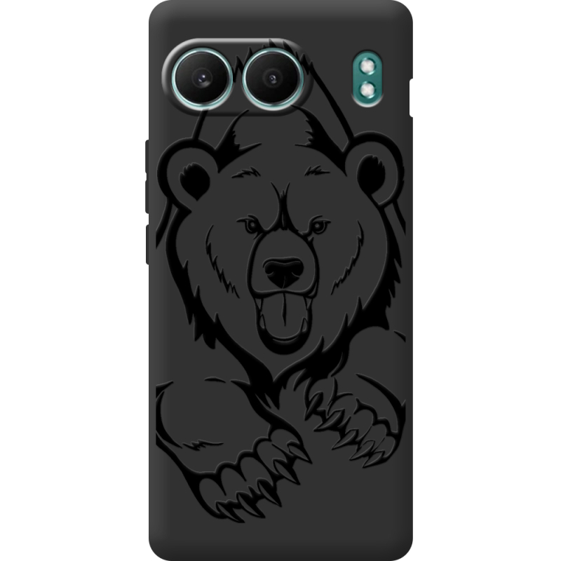 Чорний чохол BoxFace OnePlus Nord 4 Grizzly Bear