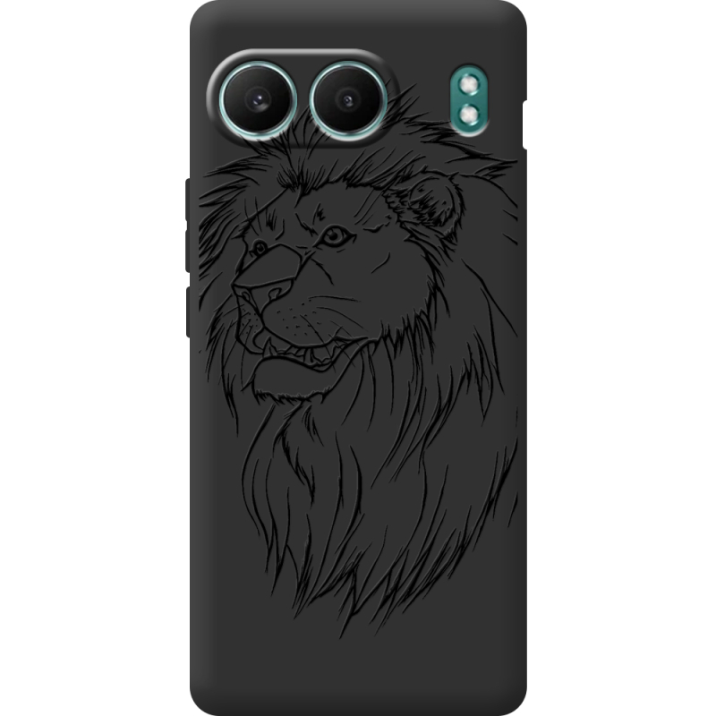 Чорний чохол BoxFace OnePlus Nord 4 Lion