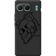Чорний чохол BoxFace OnePlus Nord 4 Skull and Roses