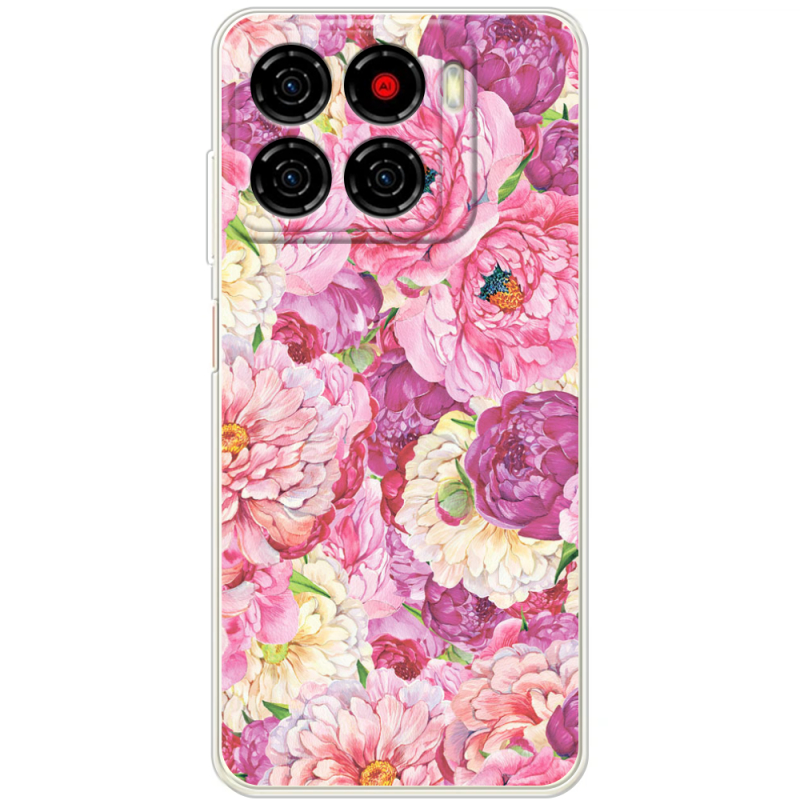 Чохол BoxFace ZTE Blade A56 Pink Peonies