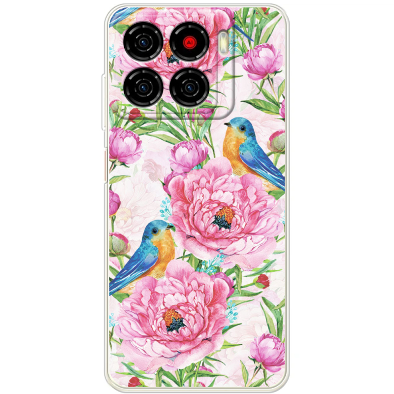 Чохол BoxFace ZTE Blade A56 Birds and Flowers