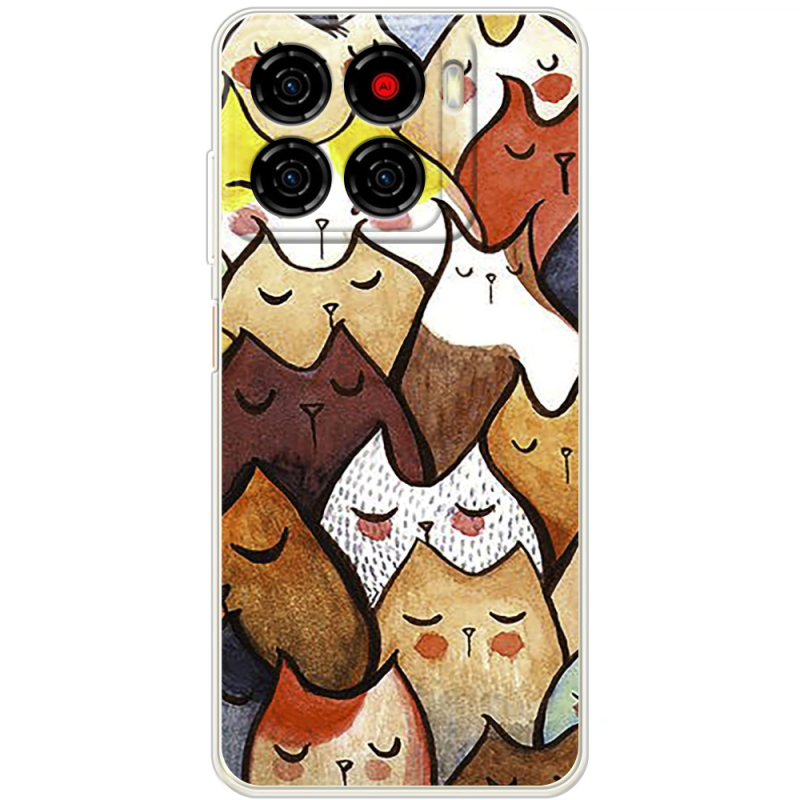 Чохол BoxFace ZTE Blade A56 Sleepy Cats