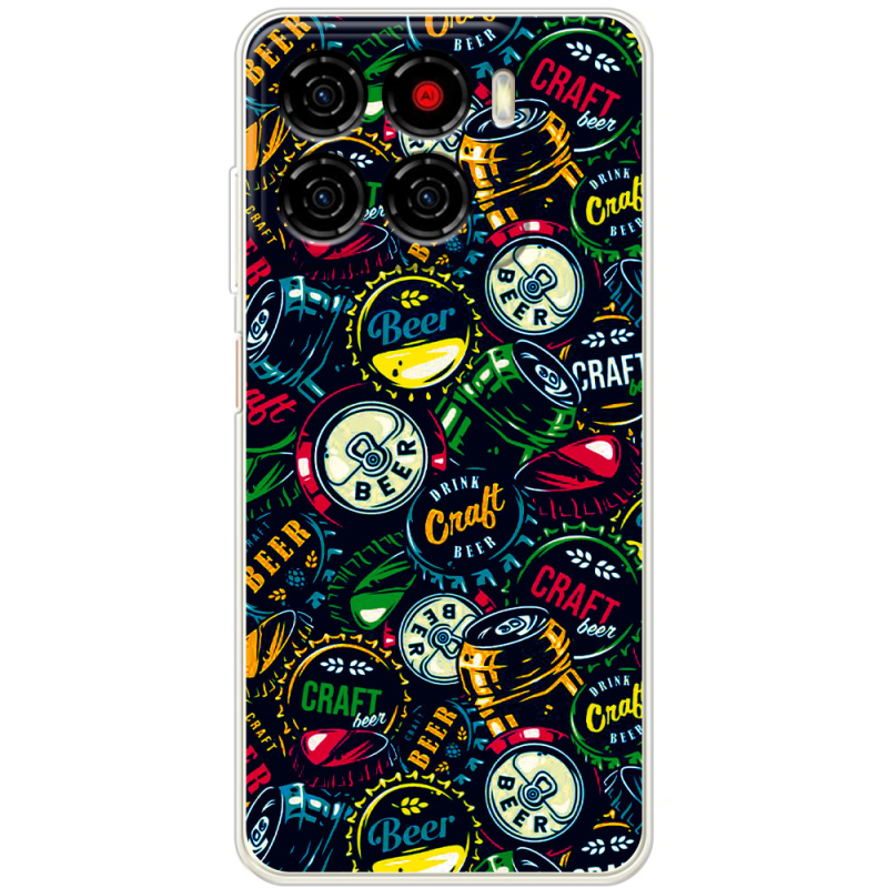 Чохол BoxFace ZTE Blade A56 Bottle Caps