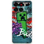 Чохол BoxFace ZTE Blade A56 Minecraft Graffiti