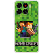 Чохол BoxFace ZTE Blade A56 Майнкрафт Стів і Алекс