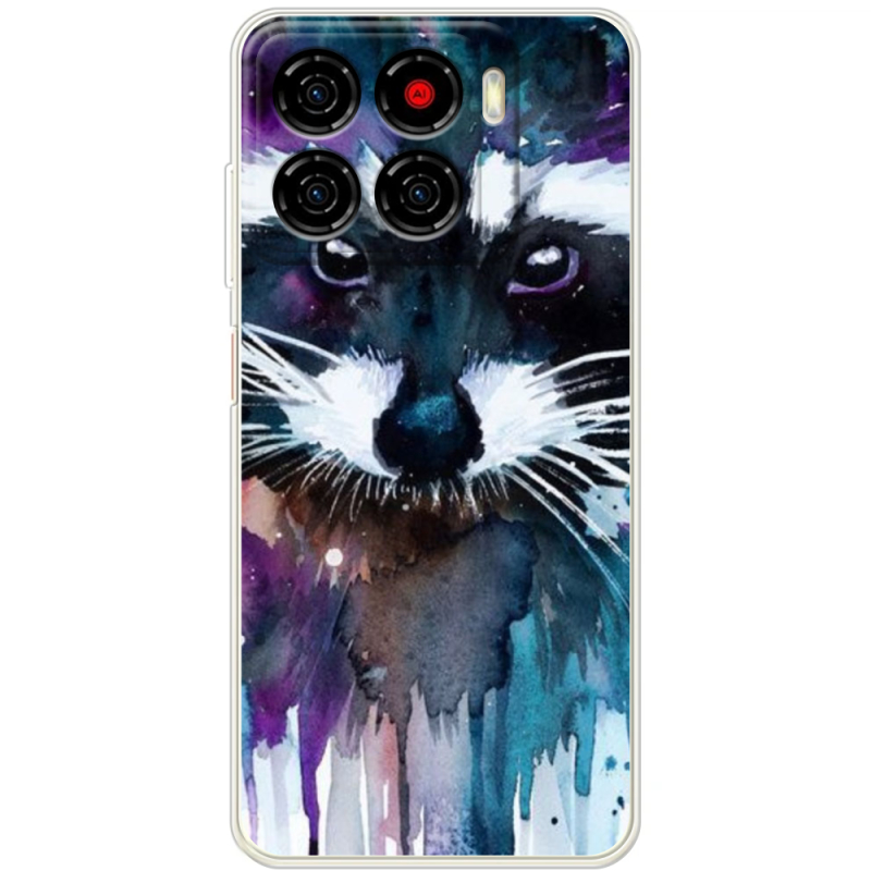 Чохол BoxFace ZTE Blade A56 Акварельный енот