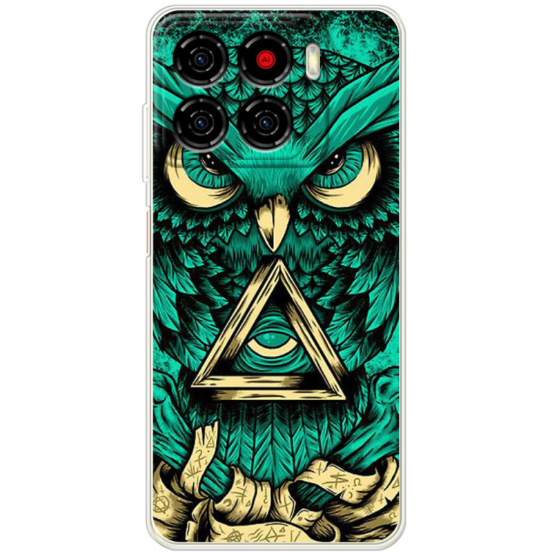 Чохол BoxFace ZTE Blade A56 Masonic Owl