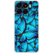Чохол BoxFace ZTE Blade A56 лазурные бабочки