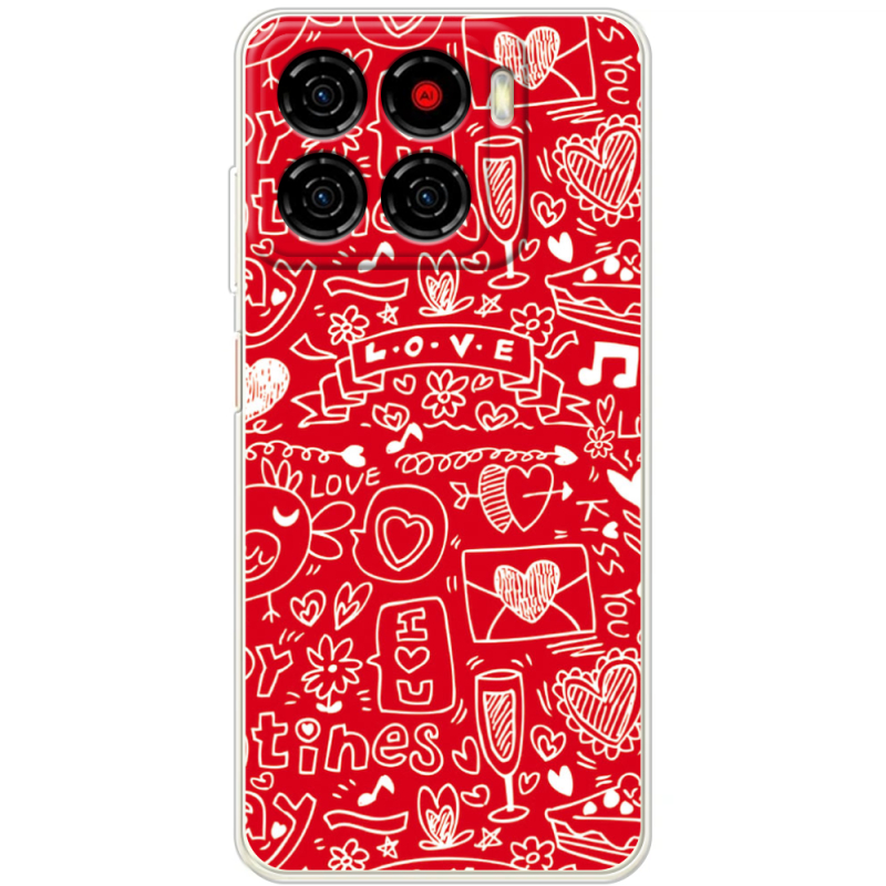 Чохол BoxFace ZTE Blade A56 Happy Valentines