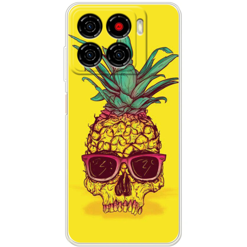 Чохол BoxFace ZTE Blade A56 Pineapple Skull
