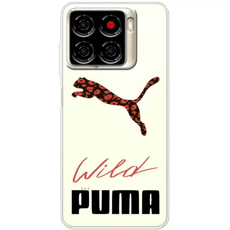 Прозорий чохол BoxFace ZTE Blade A56 Wild Cat