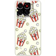 Прозорий чохол BoxFace ZTE Blade A56 с 3D-глазками Popcorn