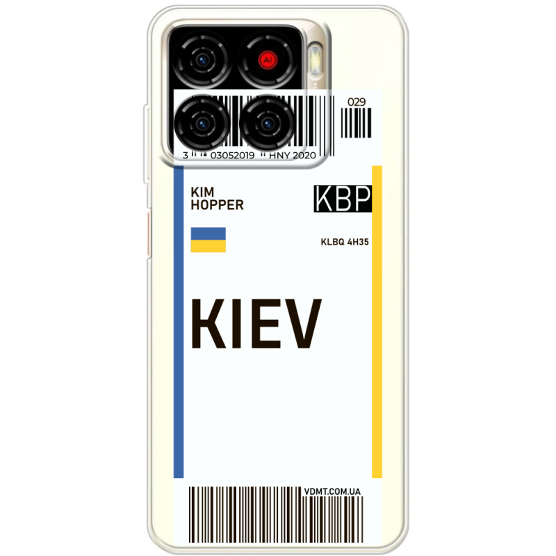 Прозорий чохол BoxFace ZTE Blade A56 Ticket Kiev