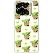 Прозорий чохол BoxFace ZTE Blade A56 Pattern Baby Yoda