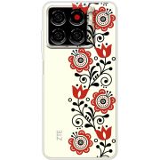 Прозорий чохол BoxFace ZTE Blade A56 Ethno Ornament