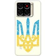 Прозорий чохол BoxFace ZTE Blade A56 Gold Trident