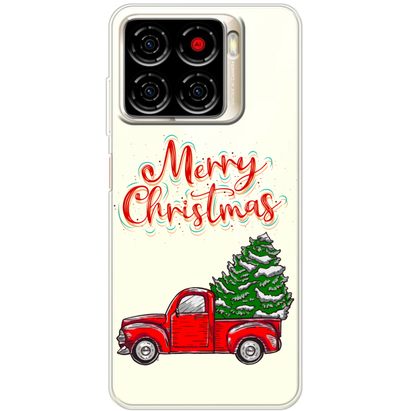 Прозорий чохол BoxFace ZTE Blade A56 Holiday Car