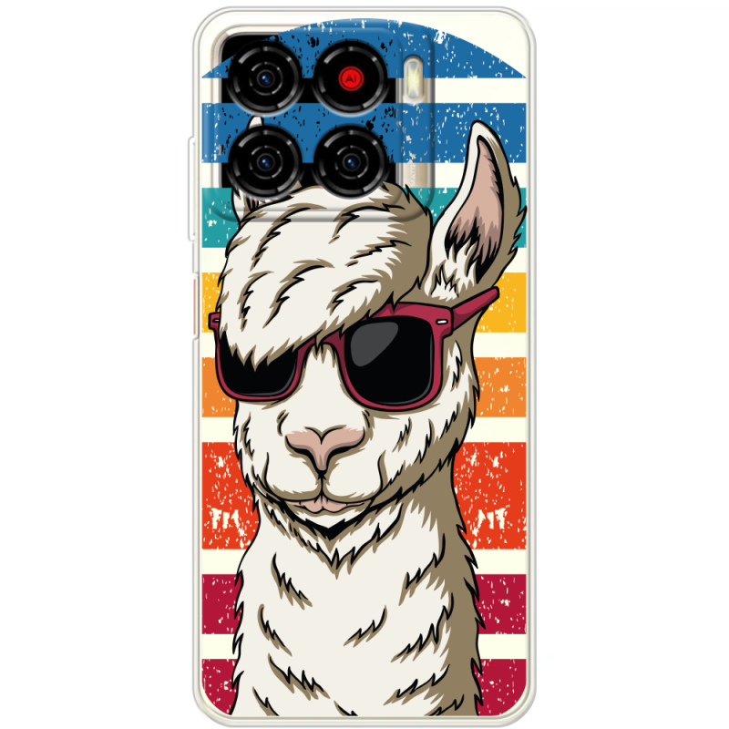 Прозорий чохол BoxFace ZTE Blade A56 Стильна Лама