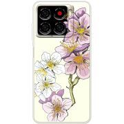 Прозорий чохол BoxFace ZTE Blade A56 Cherry Blossom