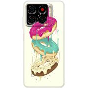 Прозорий чохол BoxFace ZTE Blade A56 Donuts