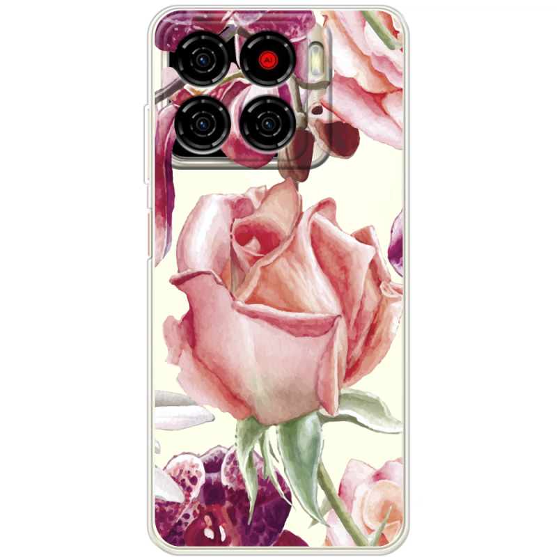 Прозорий чохол BoxFace ZTE Blade A56 Rose