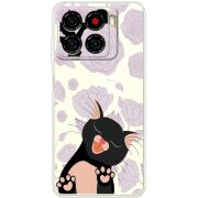 Прозорий чохол BoxFace ZTE Blade A56 Meow