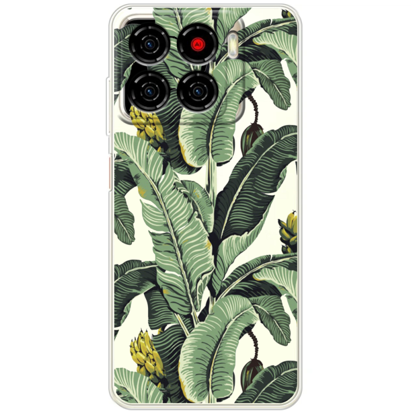 Прозорий чохол BoxFace ZTE Blade A56 Banana Leaves