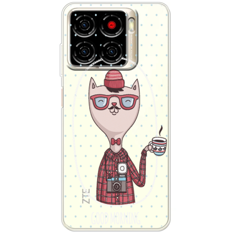 Прозорий чохол BoxFace ZTE Blade A56 Good Morning