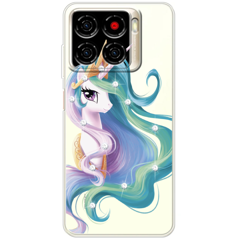 Чохол зі стразами ZTE Blade A56 Unicorn Queen