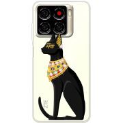 Чохол зі стразами ZTE Blade A56 Egipet Cat