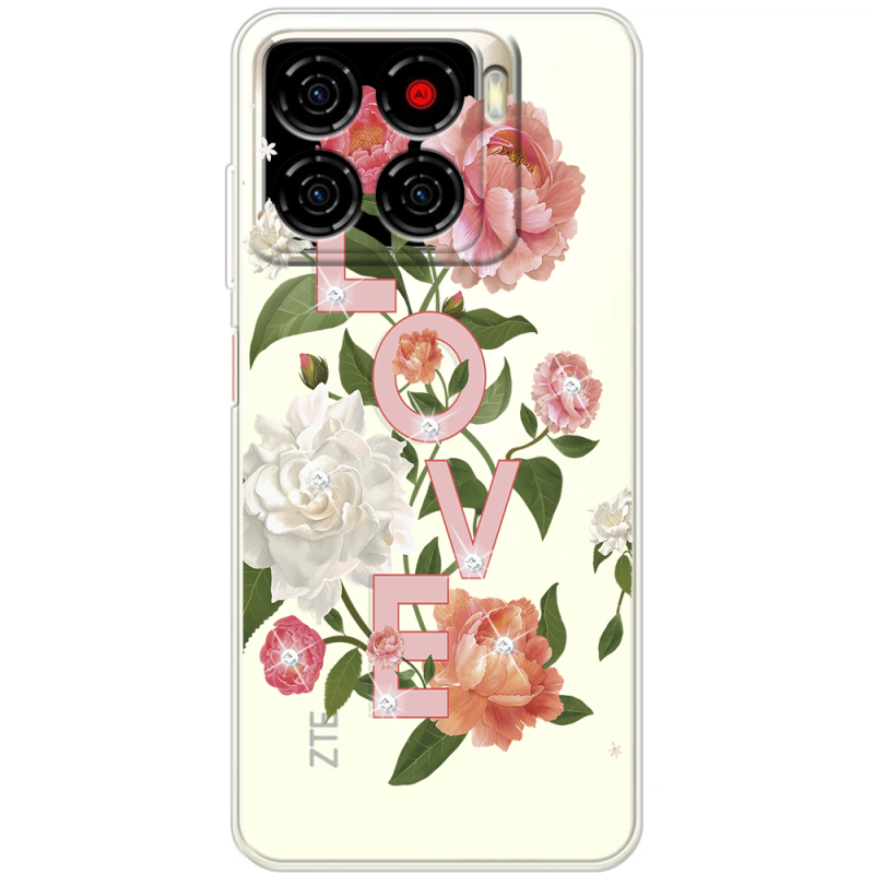 Чохол зі стразами ZTE Blade A56 Love