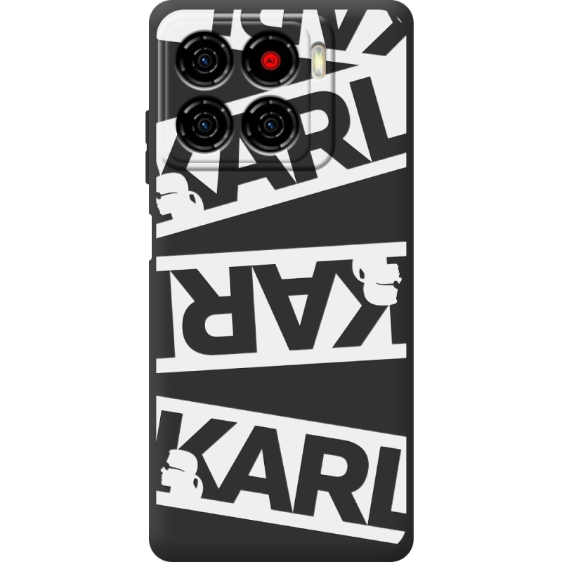 Чорний чохол BoxFace ZTE Blade A56 White Karl