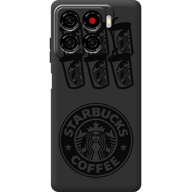 Чорний чохол BoxFace ZTE Blade A56 Black Coffee