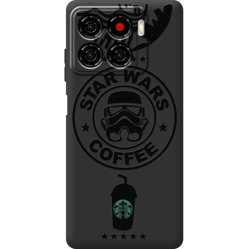 Чорний чохол BoxFace ZTE Blade A56 Dark Coffee