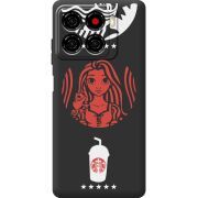 Чорний чохол BoxFace ZTE Blade A56 RedWhite Coffee