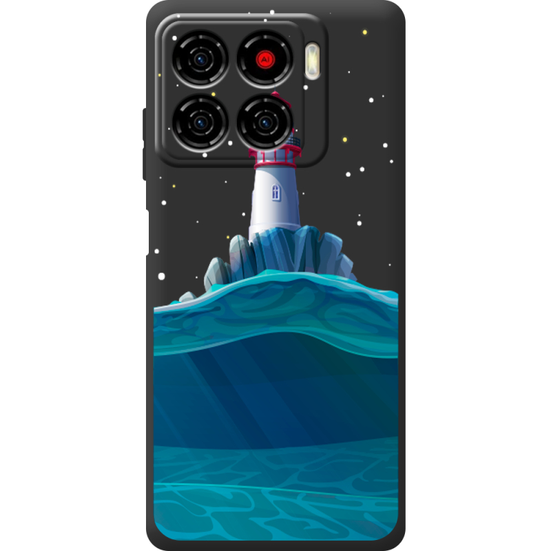 Чорний чохол BoxFace ZTE Blade A56 Lighthouse