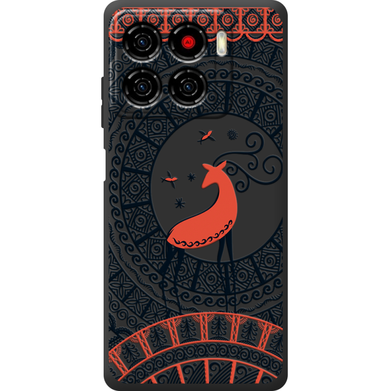 Чорний чохол BoxFace ZTE Blade A56 Ornament