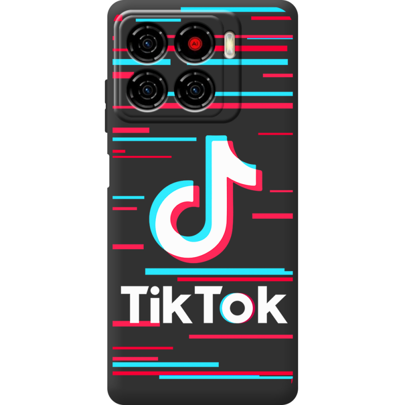 Чорний чохол BoxFace ZTE Blade A56 Tik Tok