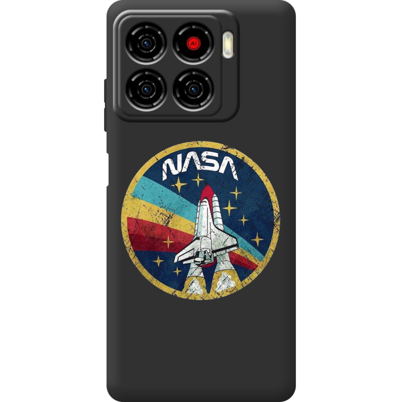 Чорний чохол BoxFace ZTE Blade A56 NASA