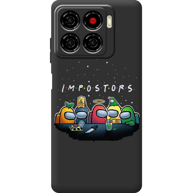 Чорний чохол BoxFace ZTE Blade A56 Among Us Impostors
