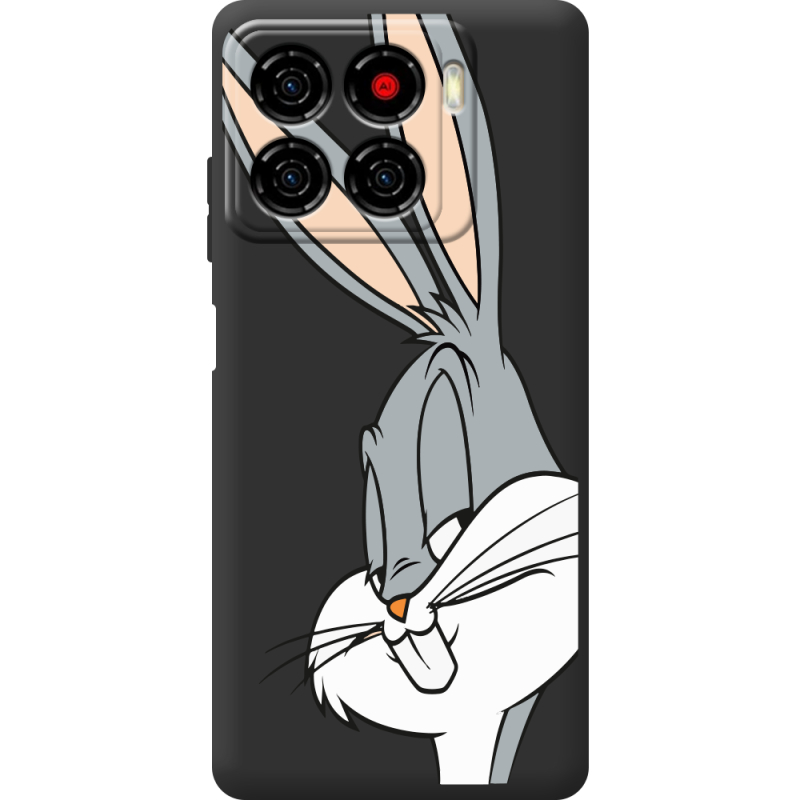 Чорний чохол BoxFace ZTE Blade A56 Lucky Rabbit
