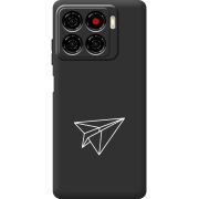 Чорний чохол BoxFace ZTE Blade A56 Paper Plane