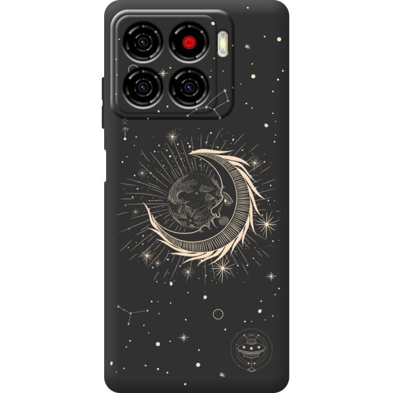 Чорний чохол BoxFace ZTE Blade A56 Moon